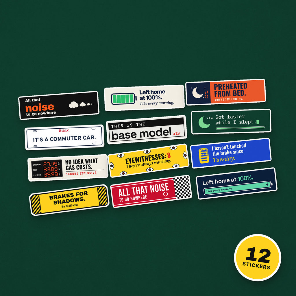 Full Set Sheet 1: all 12 stickers