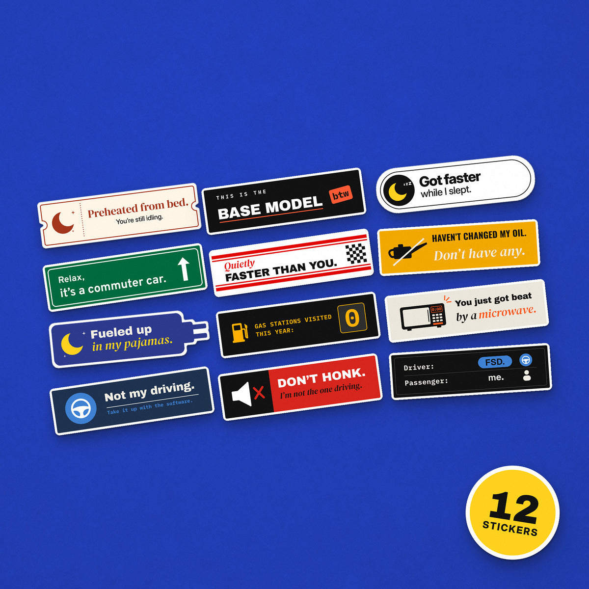 Full Set Sheet 2: all 12 stickers